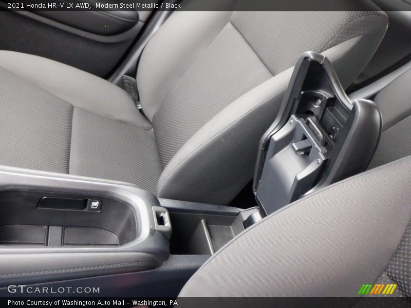 Modern Steel Metallic / Black 2021 Honda HR-V LX AWD