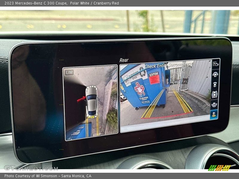 Controls of 2023 C 300 Coupe