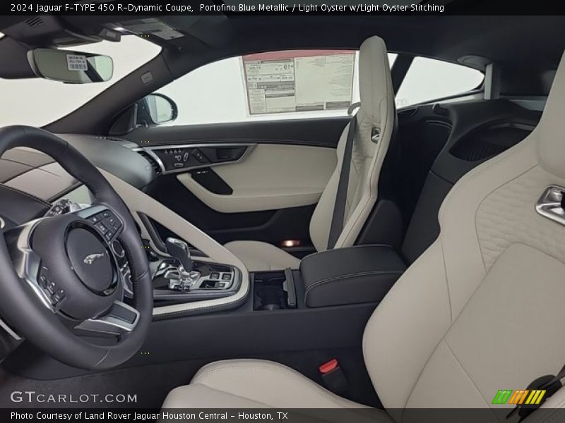 Portofino Blue Metallic / Light Oyster w/Light Oyster Stitching 2024 Jaguar F-TYPE 450 R-Dynamic Coupe