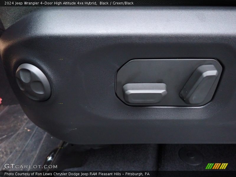 Black / Green/Black 2024 Jeep Wrangler 4-Door High Altitude 4xe Hybrid