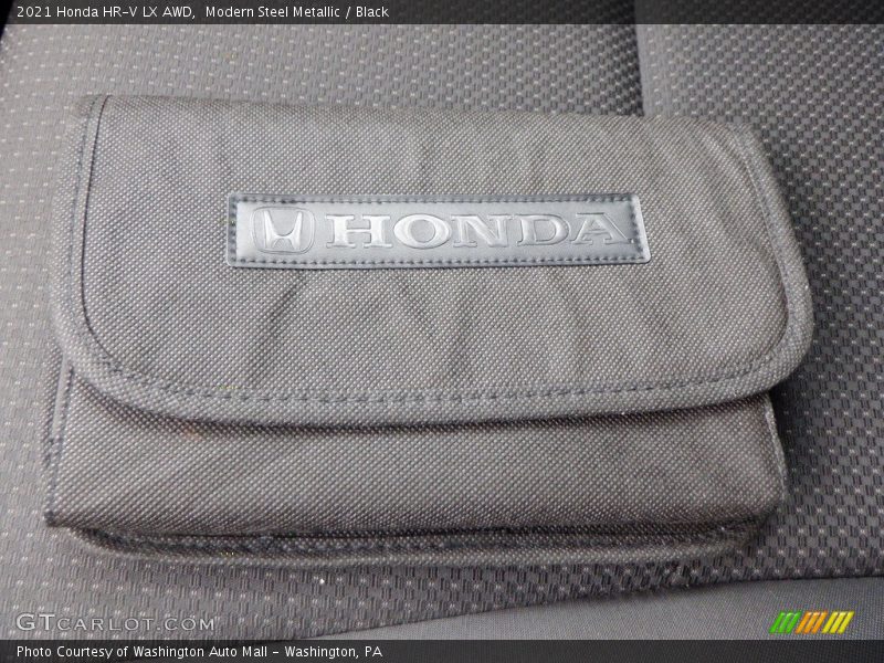 Modern Steel Metallic / Black 2021 Honda HR-V LX AWD