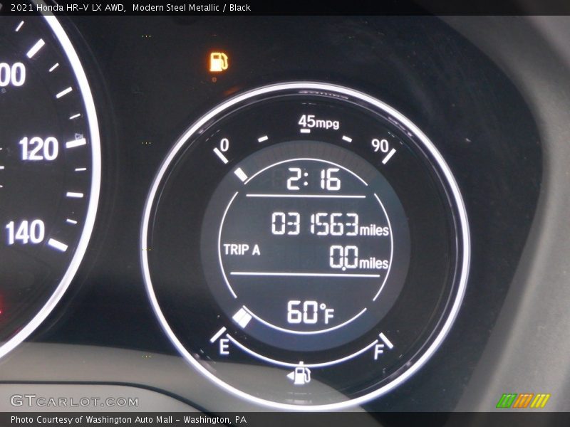 Modern Steel Metallic / Black 2021 Honda HR-V LX AWD