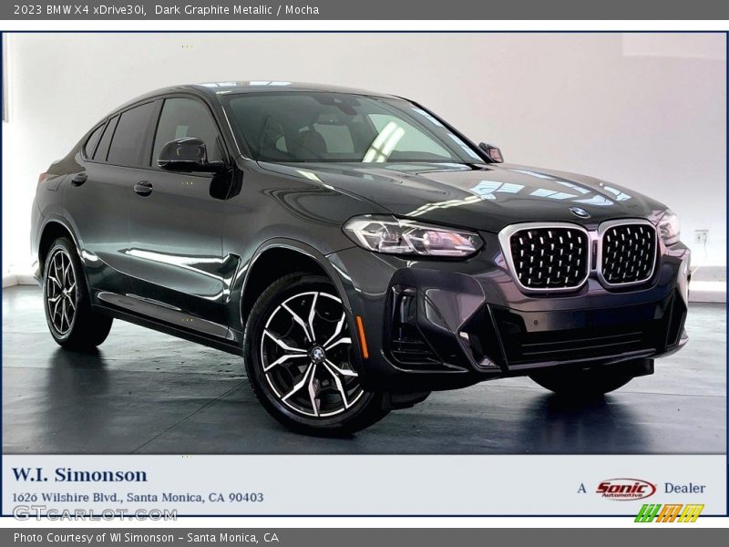 Dark Graphite Metallic / Mocha 2023 BMW X4 xDrive30i