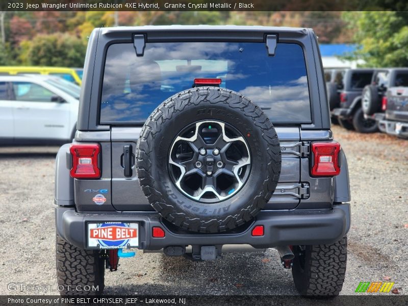 Granite Crystal Metallic / Black 2023 Jeep Wrangler Unlimited Rubicon 4XE Hybrid