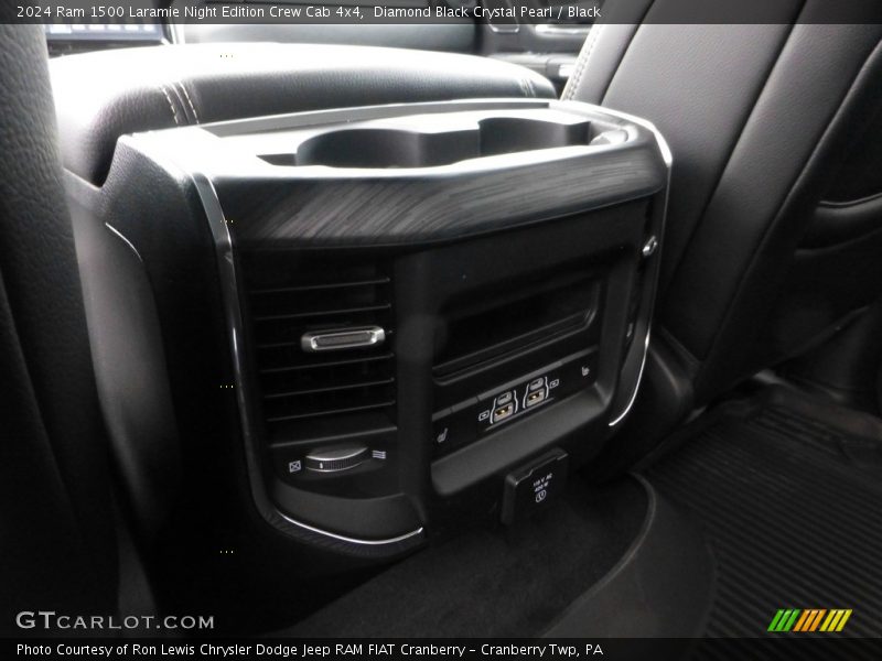 Diamond Black Crystal Pearl / Black 2024 Ram 1500 Laramie Night Edition Crew Cab 4x4