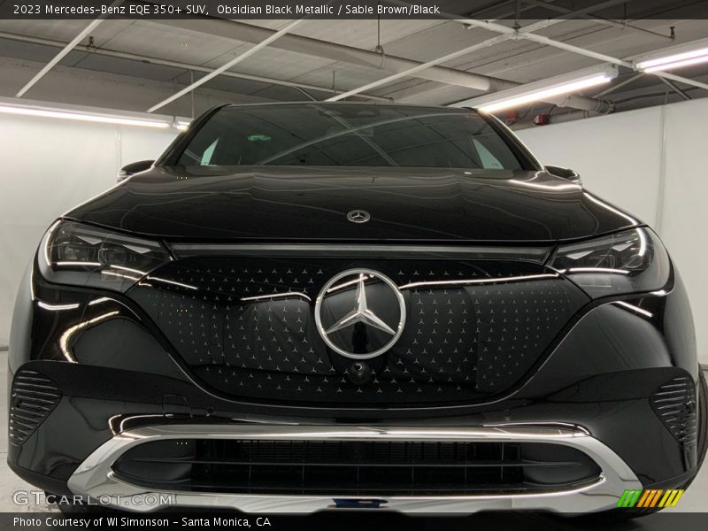 Obsidian Black Metallic / Sable Brown/Black 2023 Mercedes-Benz EQE 350+ SUV