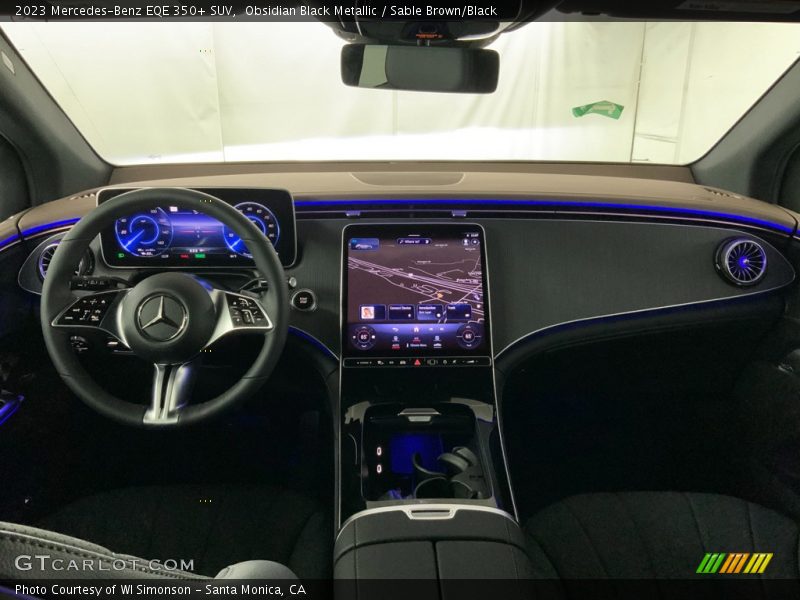 Obsidian Black Metallic / Sable Brown/Black 2023 Mercedes-Benz EQE 350+ SUV