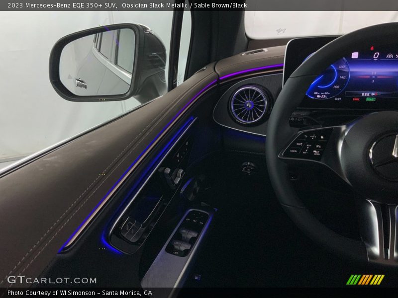 Obsidian Black Metallic / Sable Brown/Black 2023 Mercedes-Benz EQE 350+ SUV