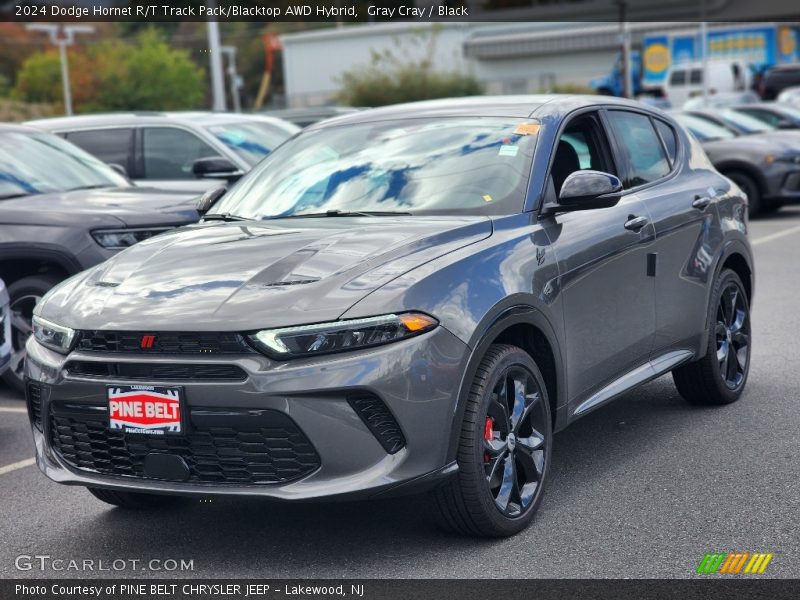 Gray Cray / Black 2024 Dodge Hornet R/T Track Pack/Blacktop AWD Hybrid