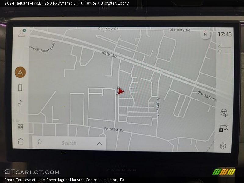Navigation of 2024 F-PACE P250 R-Dynamic S