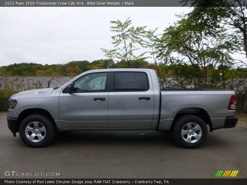 Billet Silver Metallic / Black 2023 Ram 1500 Tradesman Crew Cab 4x4