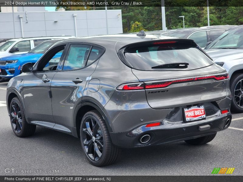 Gray Cray / Black 2024 Dodge Hornet R/T Track Pack/Blacktop AWD Hybrid