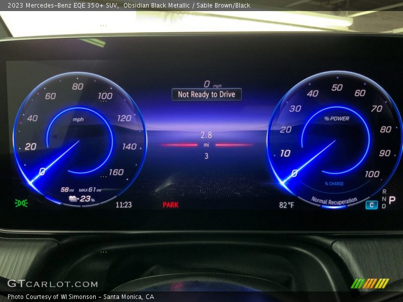  2023 EQE 350+ SUV 350+ SUV Gauges