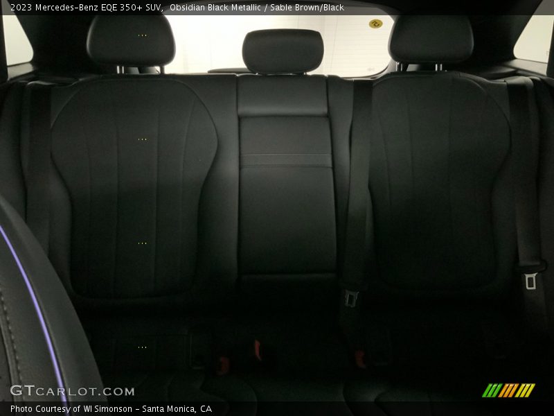 Obsidian Black Metallic / Sable Brown/Black 2023 Mercedes-Benz EQE 350+ SUV