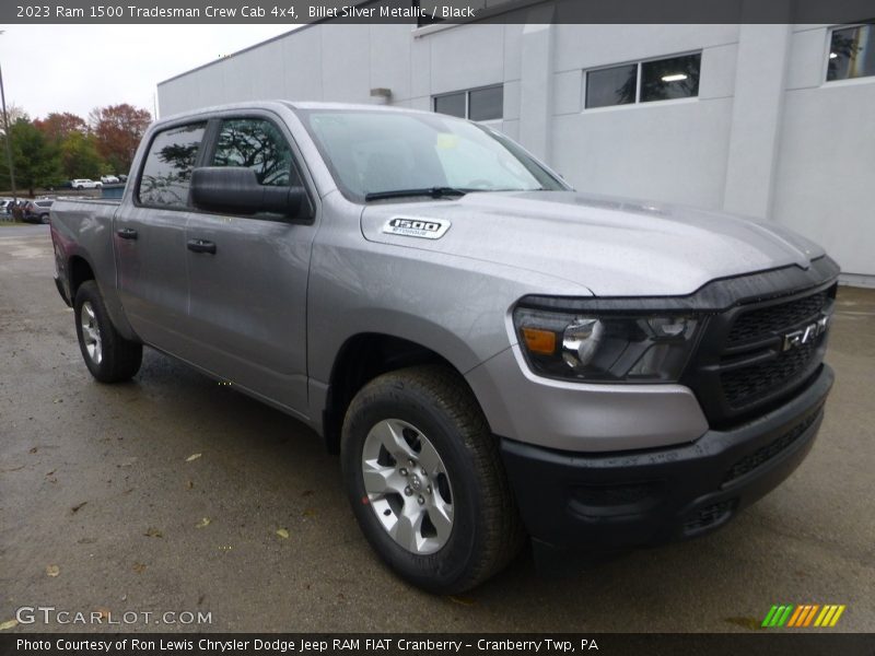 Billet Silver Metallic / Black 2023 Ram 1500 Tradesman Crew Cab 4x4
