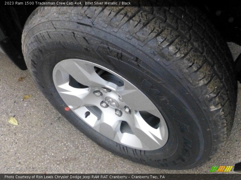 Billet Silver Metallic / Black 2023 Ram 1500 Tradesman Crew Cab 4x4