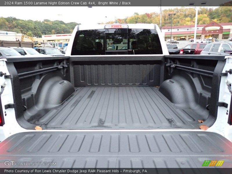 Bright White / Black 2024 Ram 1500 Laramie Night Edition Crew Cab 4x4