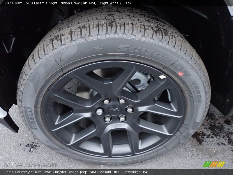  2024 1500 Laramie Night Edition Crew Cab 4x4 Wheel