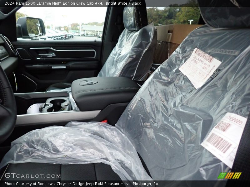 Bright White / Black 2024 Ram 1500 Laramie Night Edition Crew Cab 4x4