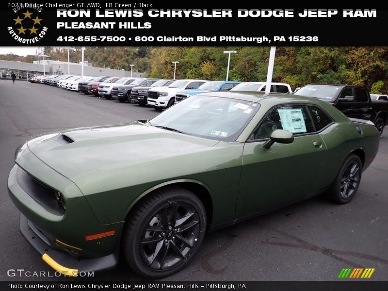 F8 Green / Black 2023 Dodge Challenger GT AWD