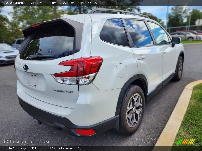 Crystal White Pearl / Gray 2020 Subaru Forester 2.5i Premium