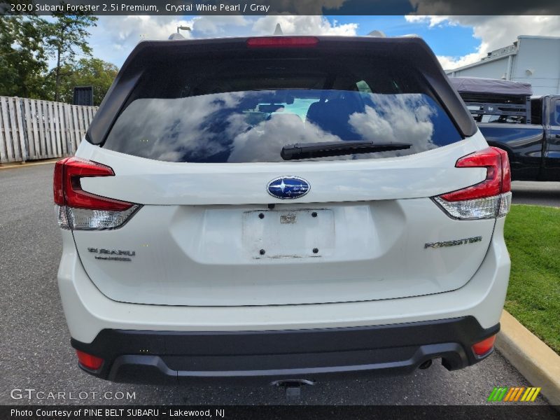 Crystal White Pearl / Gray 2020 Subaru Forester 2.5i Premium