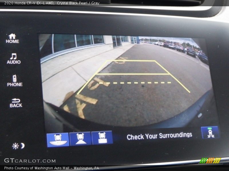 Crystal Black Pearl / Gray 2020 Honda CR-V EX-L AWD