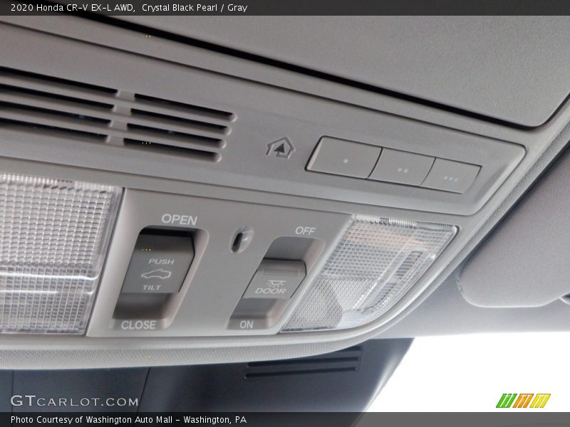 Crystal Black Pearl / Gray 2020 Honda CR-V EX-L AWD