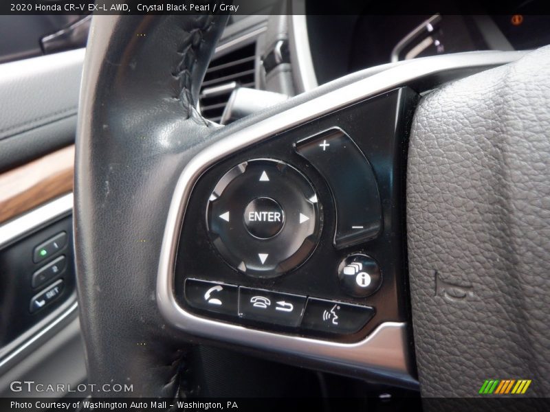 Crystal Black Pearl / Gray 2020 Honda CR-V EX-L AWD