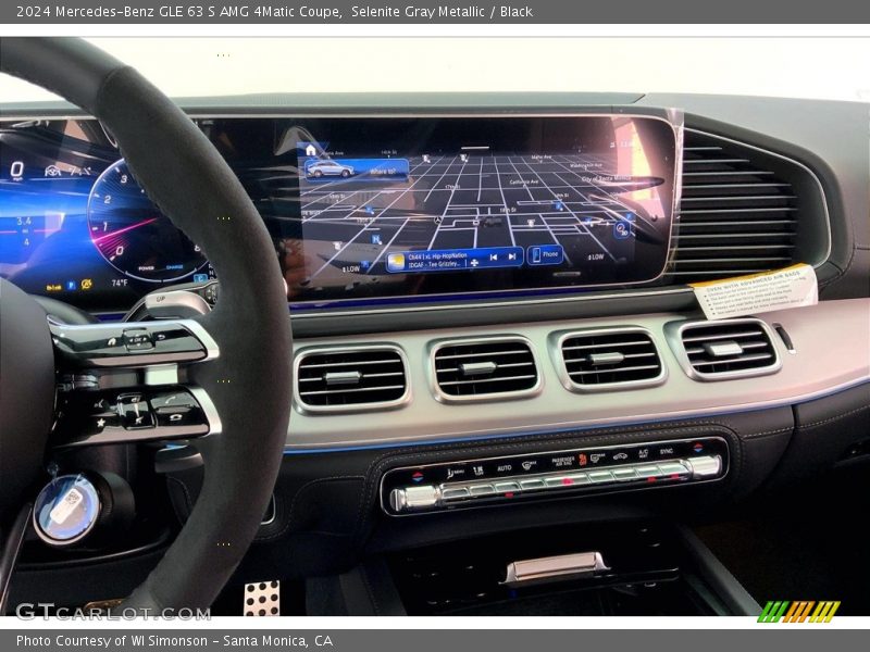 Controls of 2024 GLE 63 S AMG 4Matic Coupe