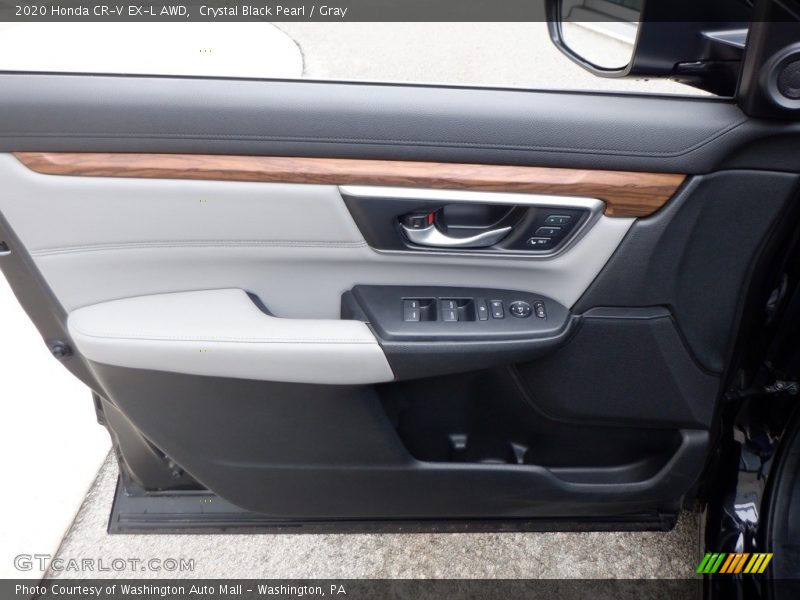 Crystal Black Pearl / Gray 2020 Honda CR-V EX-L AWD