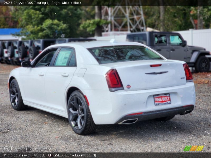 Bright White / Black 2023 Chrysler 300 Touring L