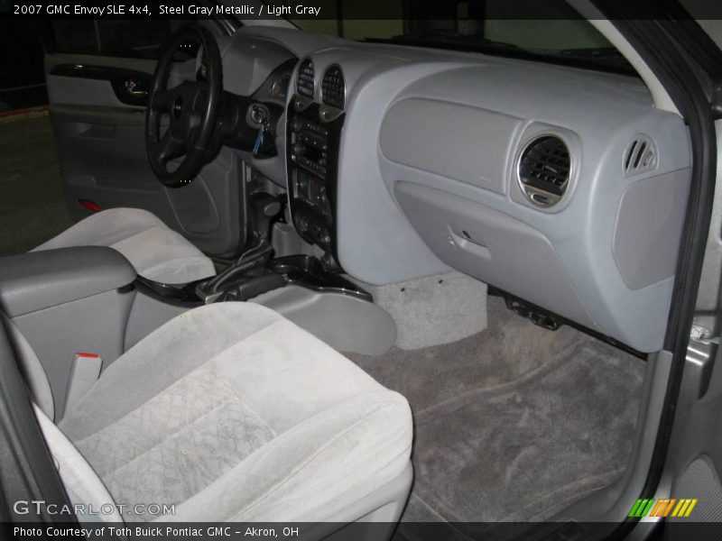 Steel Gray Metallic / Light Gray 2007 GMC Envoy SLE 4x4