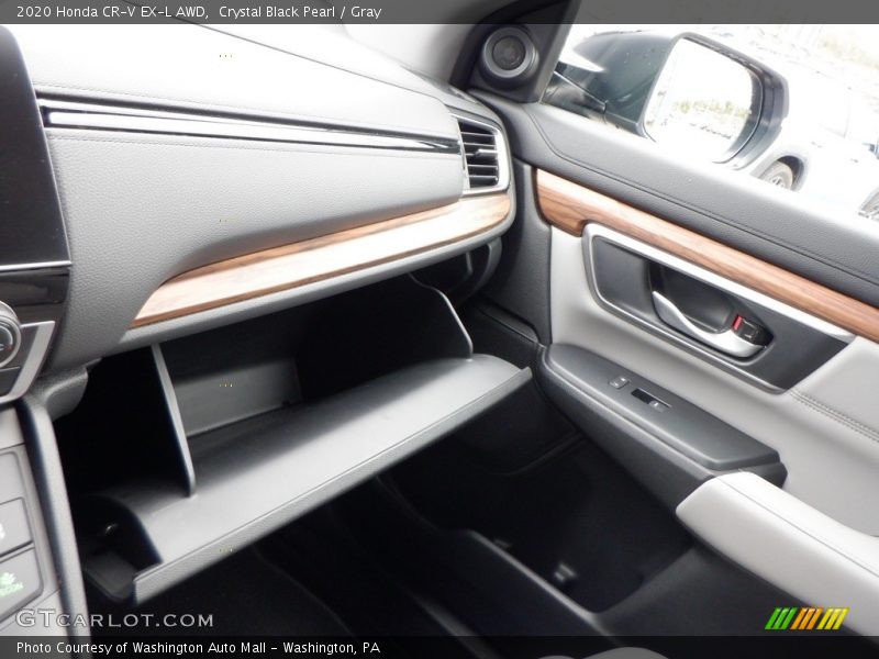 Crystal Black Pearl / Gray 2020 Honda CR-V EX-L AWD
