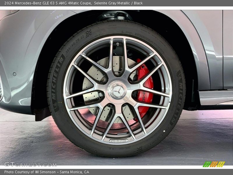 Selenite Gray Metallic / Black 2024 Mercedes-Benz GLE 63 S AMG 4Matic Coupe