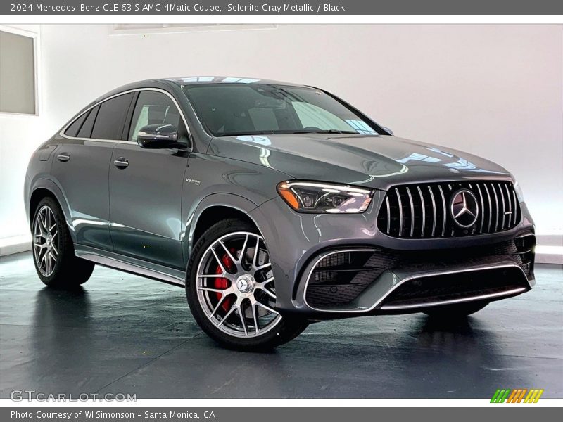 Selenite Gray Metallic / Black 2024 Mercedes-Benz GLE 63 S AMG 4Matic Coupe