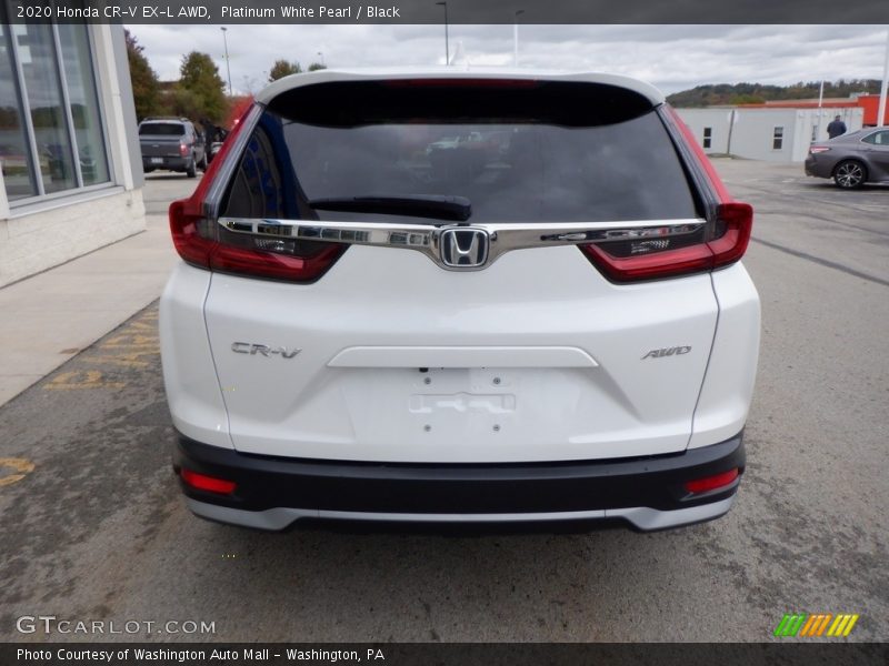 Platinum White Pearl / Black 2020 Honda CR-V EX-L AWD