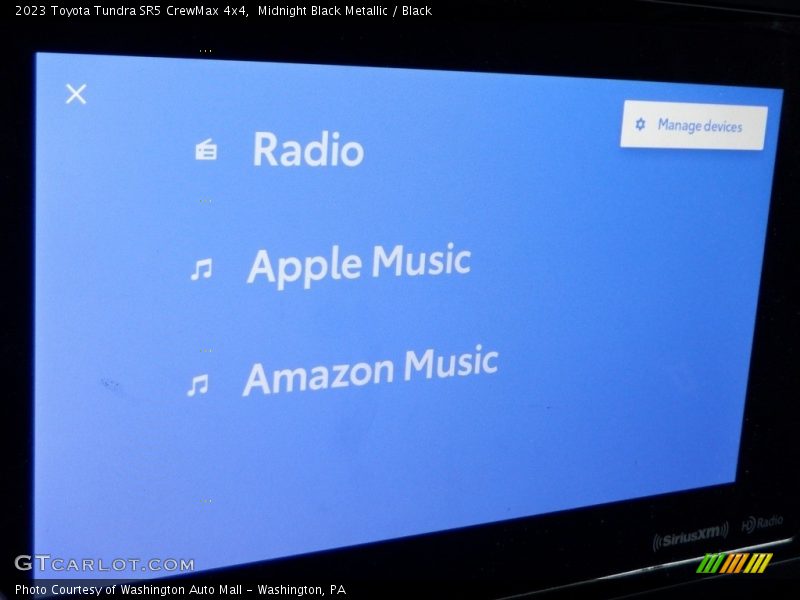 Midnight Black Metallic / Black 2023 Toyota Tundra SR5 CrewMax 4x4