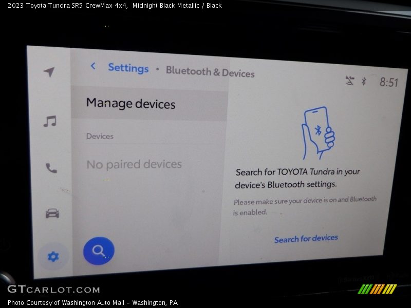 Midnight Black Metallic / Black 2023 Toyota Tundra SR5 CrewMax 4x4