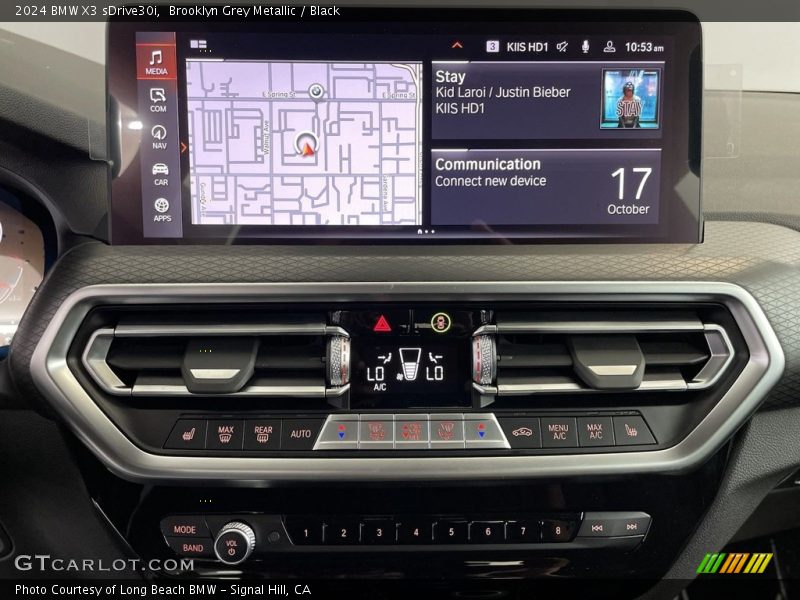 Controls of 2024 X3 sDrive30i