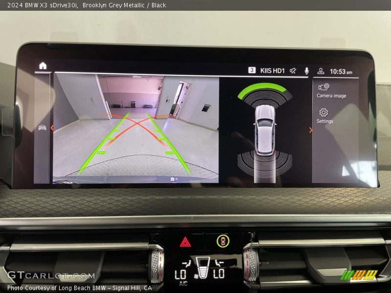 Controls of 2024 X3 sDrive30i