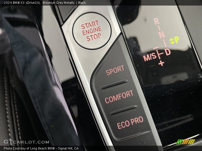 Controls of 2024 X3 sDrive30i