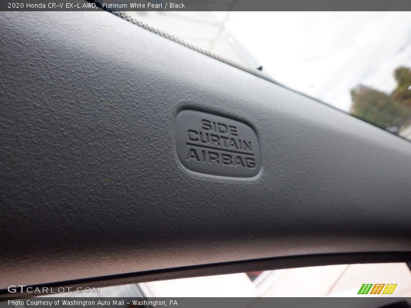 Platinum White Pearl / Black 2020 Honda CR-V EX-L AWD