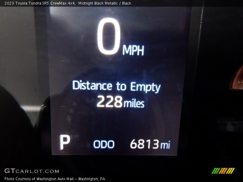 Midnight Black Metallic / Black 2023 Toyota Tundra SR5 CrewMax 4x4