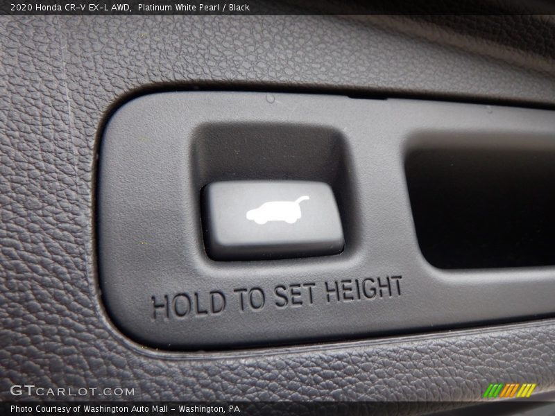 Platinum White Pearl / Black 2020 Honda CR-V EX-L AWD