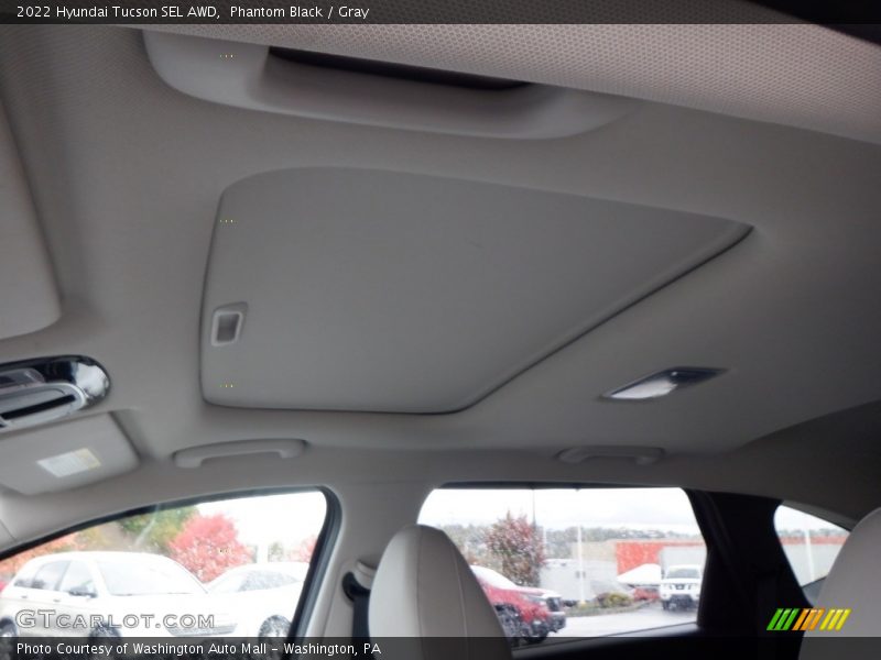 Sunroof of 2022 Tucson SEL AWD