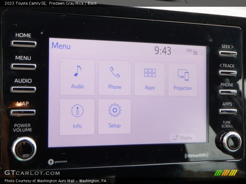 Predawn Gray Mica / Black 2023 Toyota Camry SE