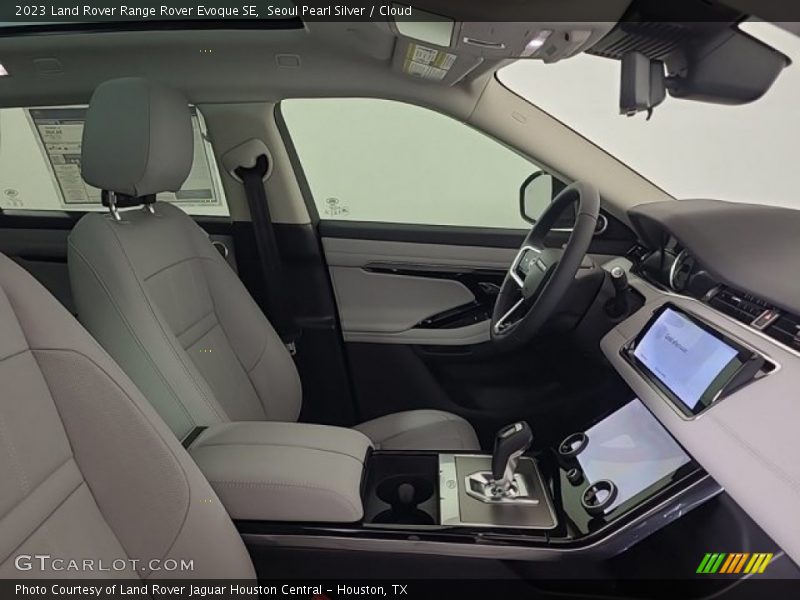 Front Seat of 2023 Range Rover Evoque SE