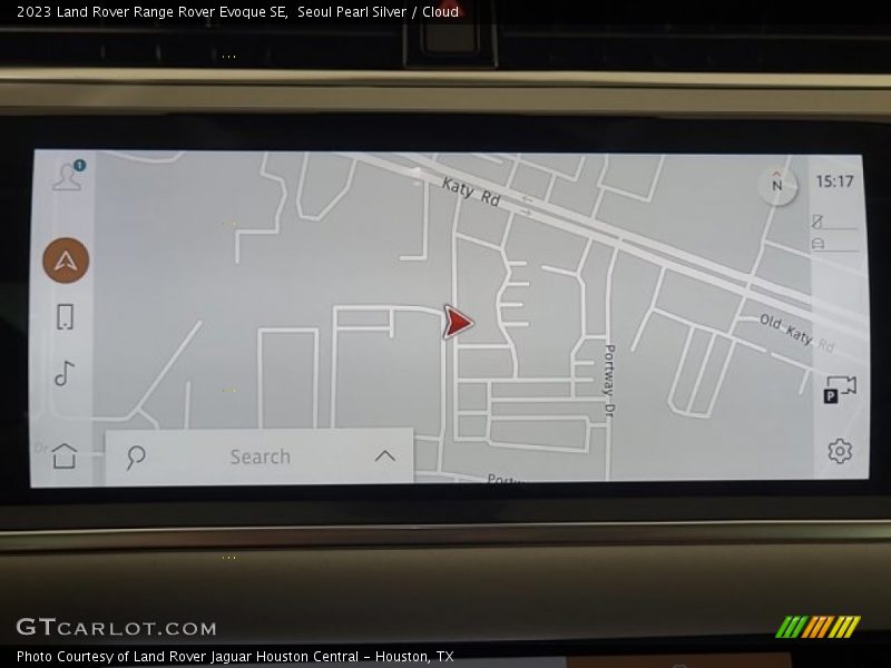 Navigation of 2023 Range Rover Evoque SE