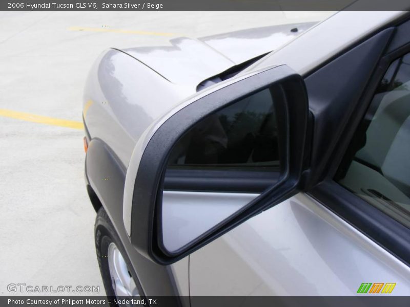 Sahara Silver / Beige 2006 Hyundai Tucson GLS V6